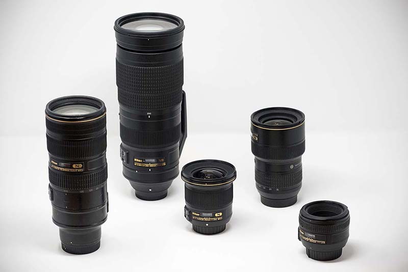 Nikon full-frame (FX) lens lineup